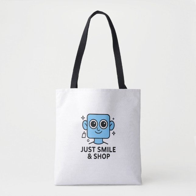 Just Smile & Shop - Smilo Tote Bag (Front)