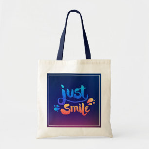 Just Smile Tote Bag