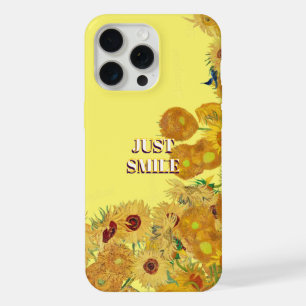 Just smile Van Gogh sunflower Phone Case