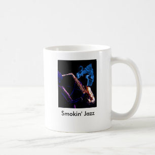 Just Smokin' Jazz-cropped, Smokin' Jazz Coffee Mug