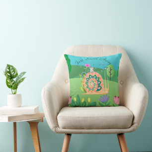Just Snail Away Cute Snail Cushion