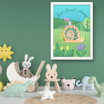 Just Snail Away Cute Snail