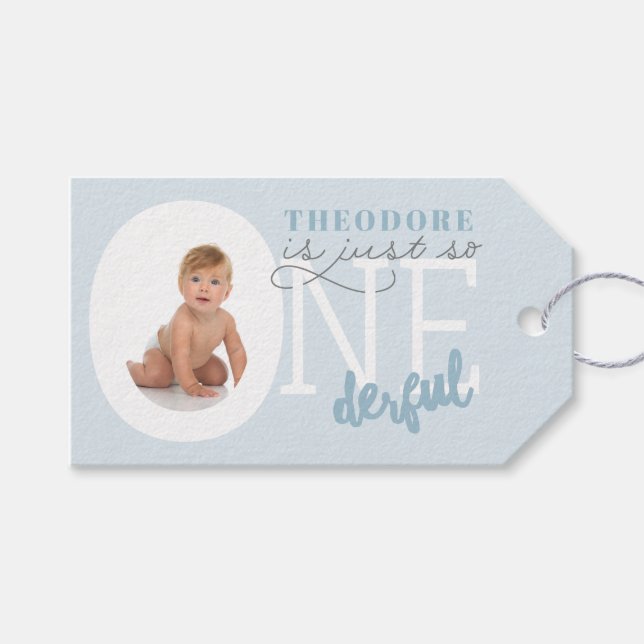 Just so ONEderful Gift Tags (Front (Horizontal))