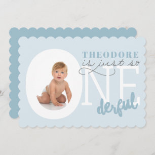 Just so ONEderful Invitation