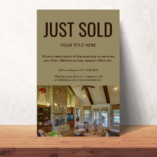 Just Sold Open House l Real Estate Promotional  Flyer
