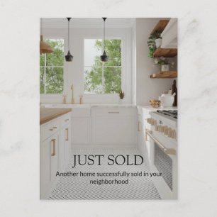 Just Sold Real Estate Postcard   Realtor Marketing