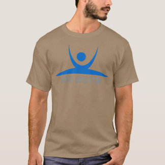 Just Splittin Abstract Hanuman Asana Style Strectc T-Shirt