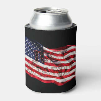 JUST STAND, AMERICAN FLAG CAN COOLER