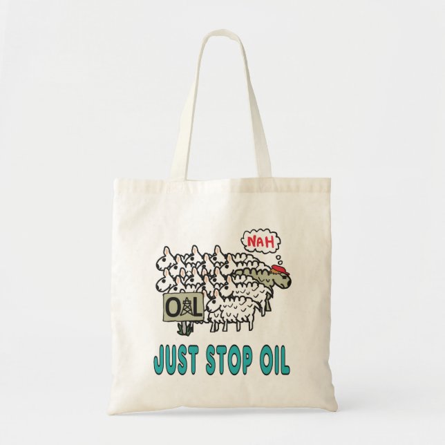 Just Stop Oil Tote Bag (Front)