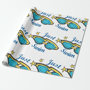 Just Swim Wrapping Paper