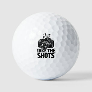 Just Take the Shots Golf Balls