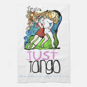 Just Tango Made in Argentina Tea Towel