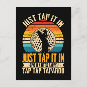 Just Tap It In Just Tap It In Give Holiday Postcard