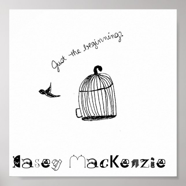 Just The Beginning Poster (Front)