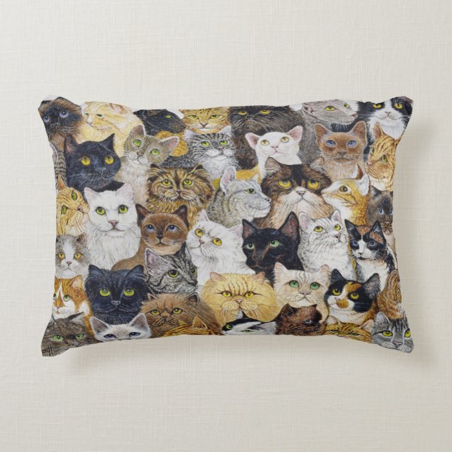 Just the Cat's Whisker Decorative Cushion (Front)