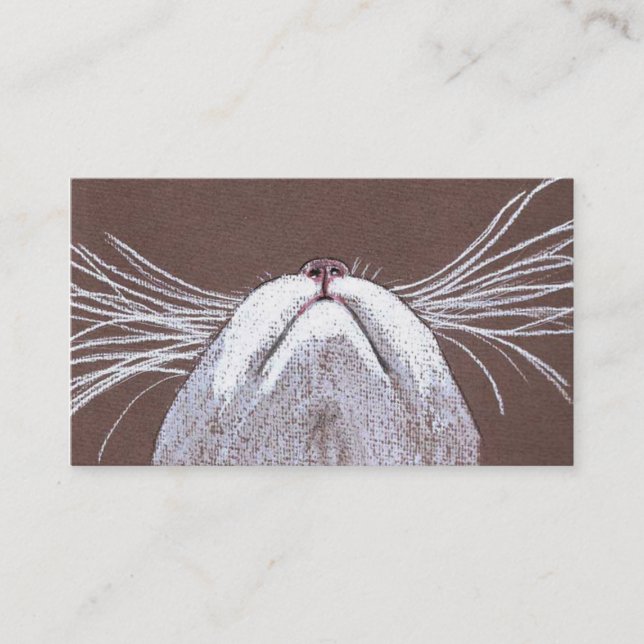 JUST THE CATS WHISKERS 2 BUSINESS CARD (Front)