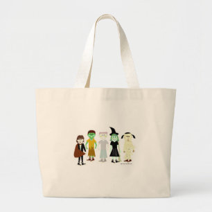 Just the Halloweenies Jr. Large Tote Bag