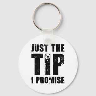 Just The Tip I Promise Billard Player Pool Snooker Key Ring