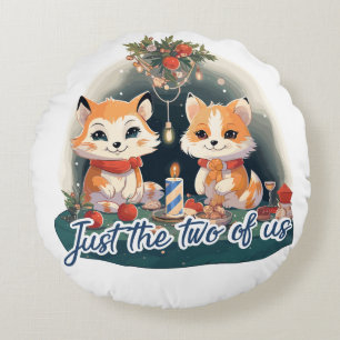 Just the two of us round cushion