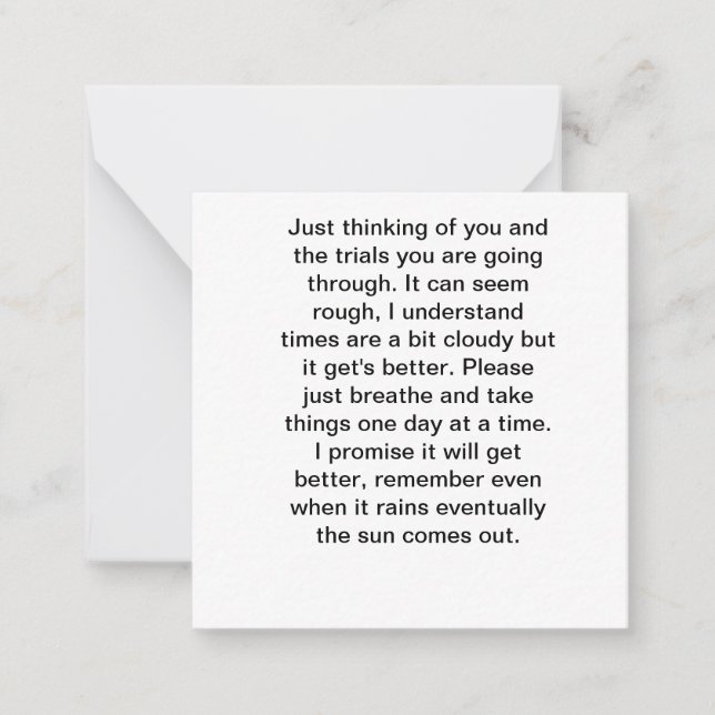 Just Thinking of You Card (Front)