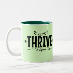 Just Thrive Two-Tone Coffee Mug