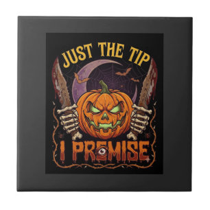 Just Tip Premise Halloween Pumpkin Bloody Knives_1 Tile