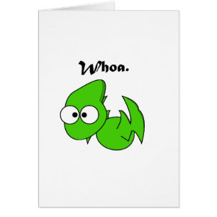 Just Tired Funny Dragon or Pterodactyl Cartoon