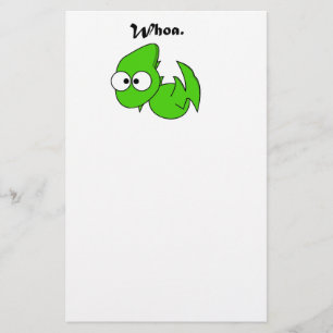 Just Tired Funny Dragon or Pterodactyl Cartoon Stationery