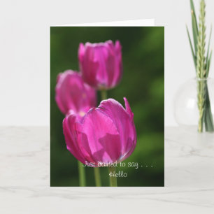Just to say . . . Hello Card