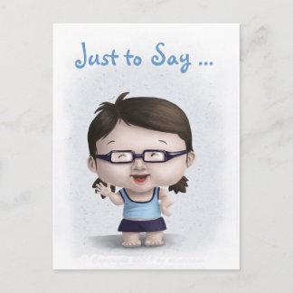 "Just to Say... I Miss You" Postcard