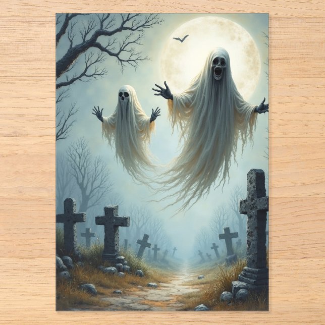 Just too Ghastly  Acrylic Invitations (Front)