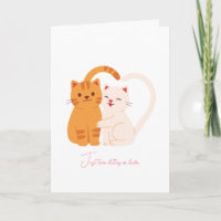 Just Two Kitties in Love Valentine's Day