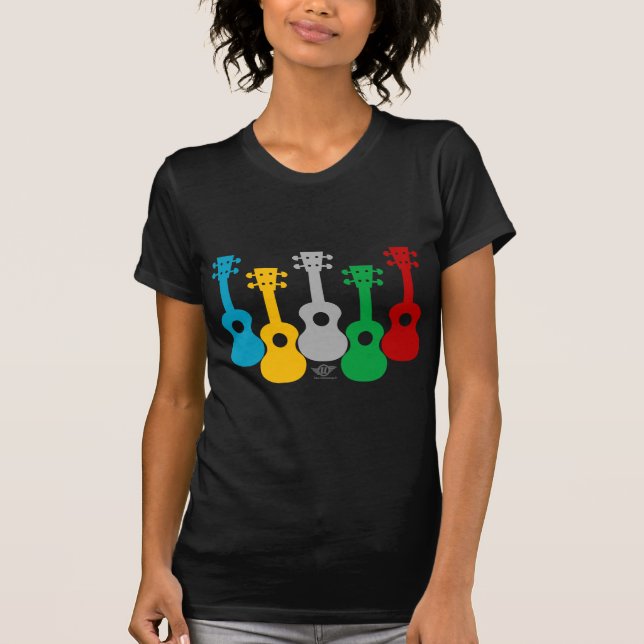 Just Ukes Colour T-Shirt (Front)