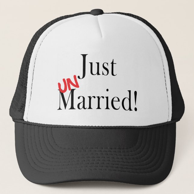 Just UNmarried Trucker Hat (Front)