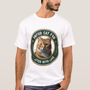 Just Upload Your Cat Photo – Proud Cat Dad T-Shirt