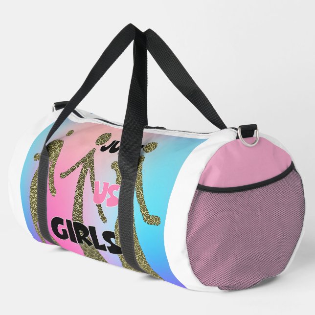 Just Us Girls  Duffle Bag (Right Corner)