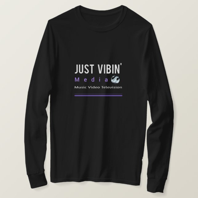 Just Vibin' Media T-Shirt (Design Front)