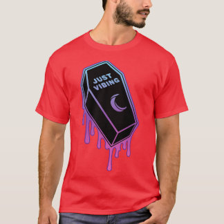 Just Vibing Coffin Drip T-Shirt