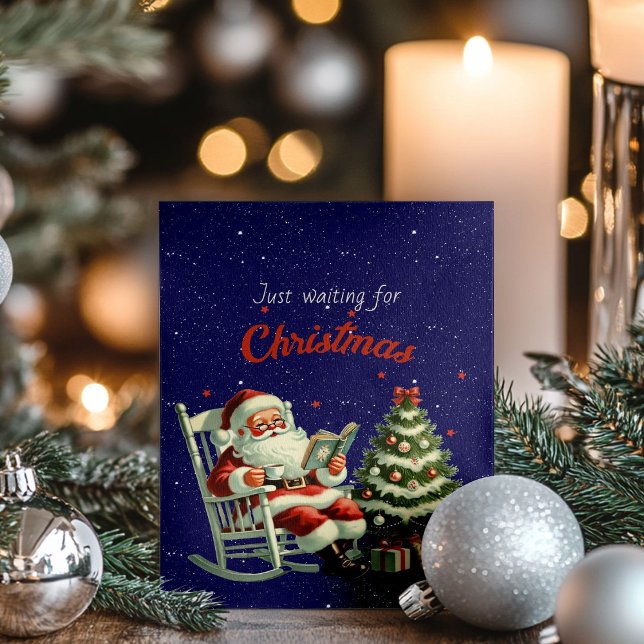 Just Waiting for Christmas Holiday Card (Creator Uploaded)
