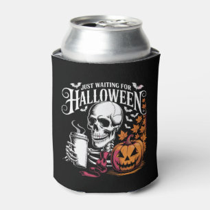 Just Waiting For Halloween Can Cooler