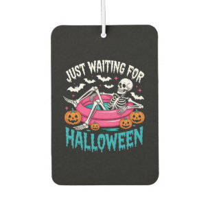 Just Waiting For Halloween Png Car Air Freshener