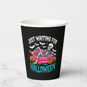 Just Waiting For Halloween Png Paper Cups