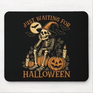 Just Waiting For Halloween Shirt - Summerween Funn Mouse Pad