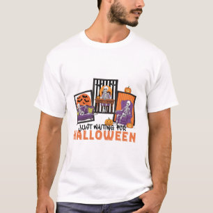 Just Waiting Halloween Fall Vibes T-Shirt