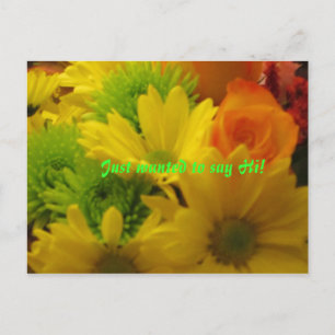 Just wanted to say hi postcard