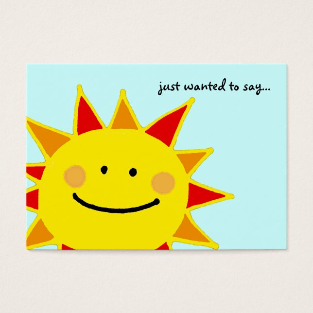 just wanted to say sun) (Front)
