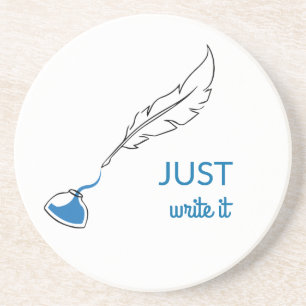 Just write it coaster