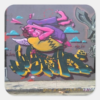 justhex square sticker