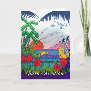 Justice Aviation - Congratulations Card