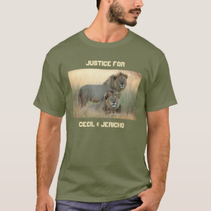 Justice for Cecil & Jericho the Brother Lions T-Shirt
